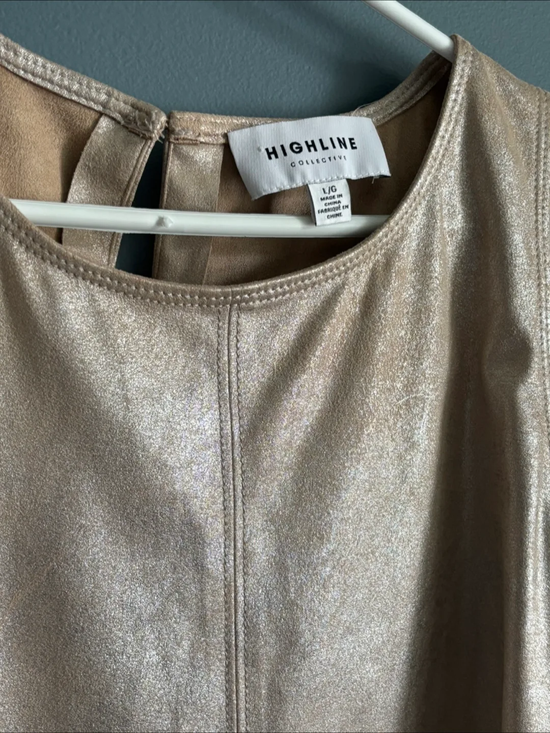 Highline Collective Gold Tank Top - Size L image indicator(4)