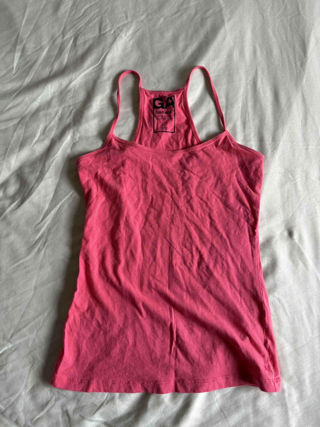 Garage Pink Tank Top - Size Small