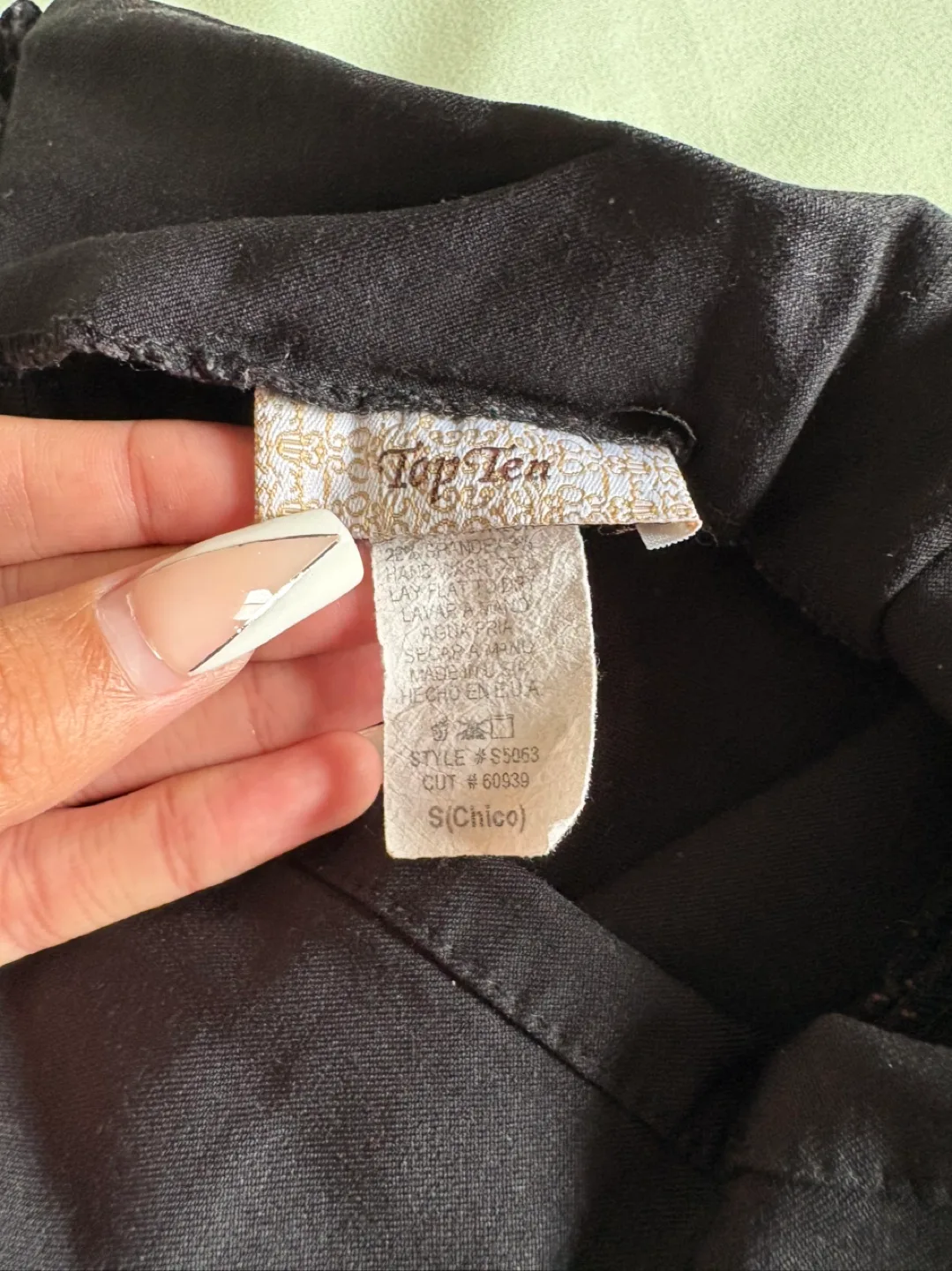 Top Ten Black Skirt- Size Small image indicator(2)