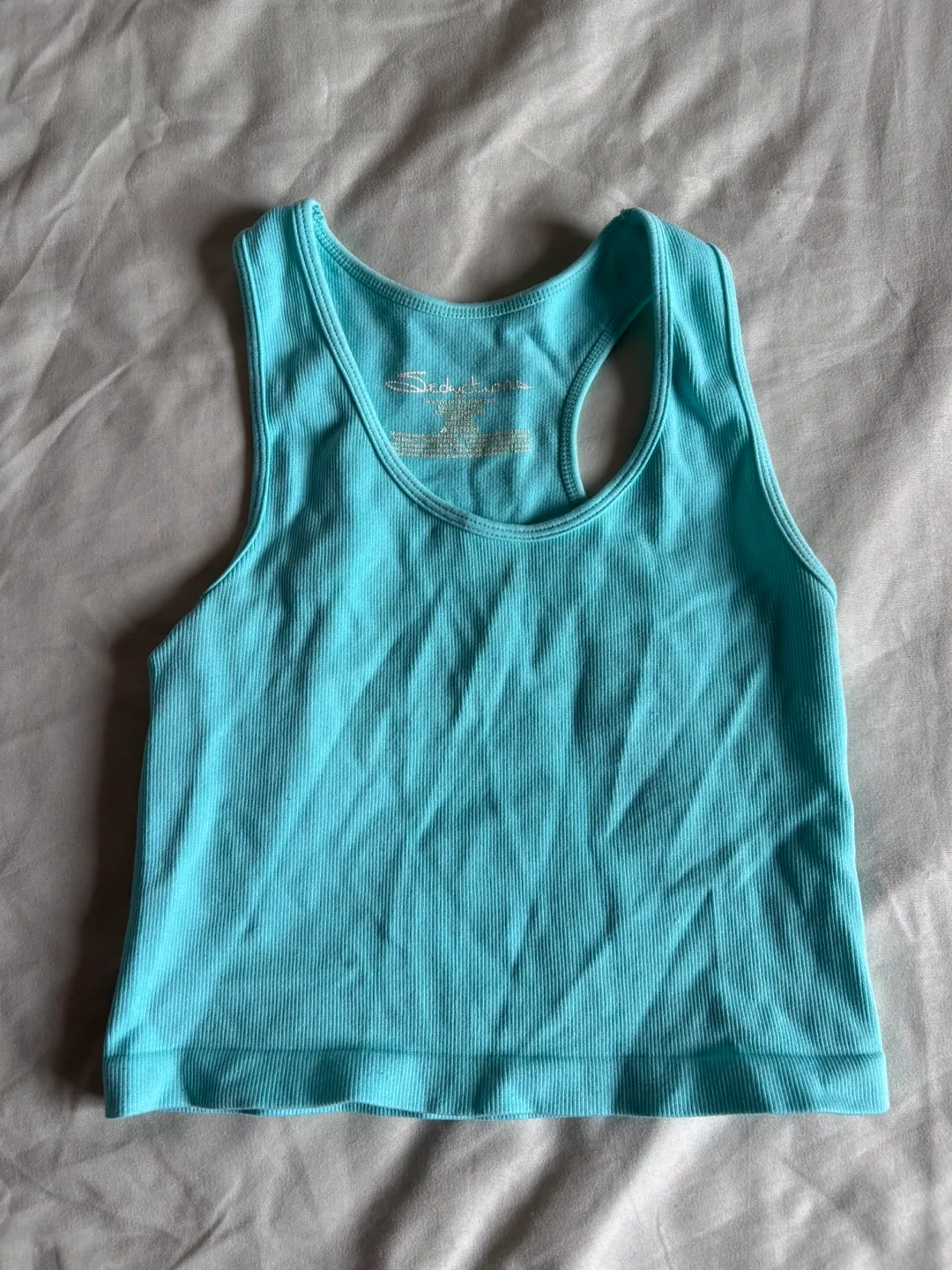 Seduction Light Blue Tank Top - Size S/M thumbnail