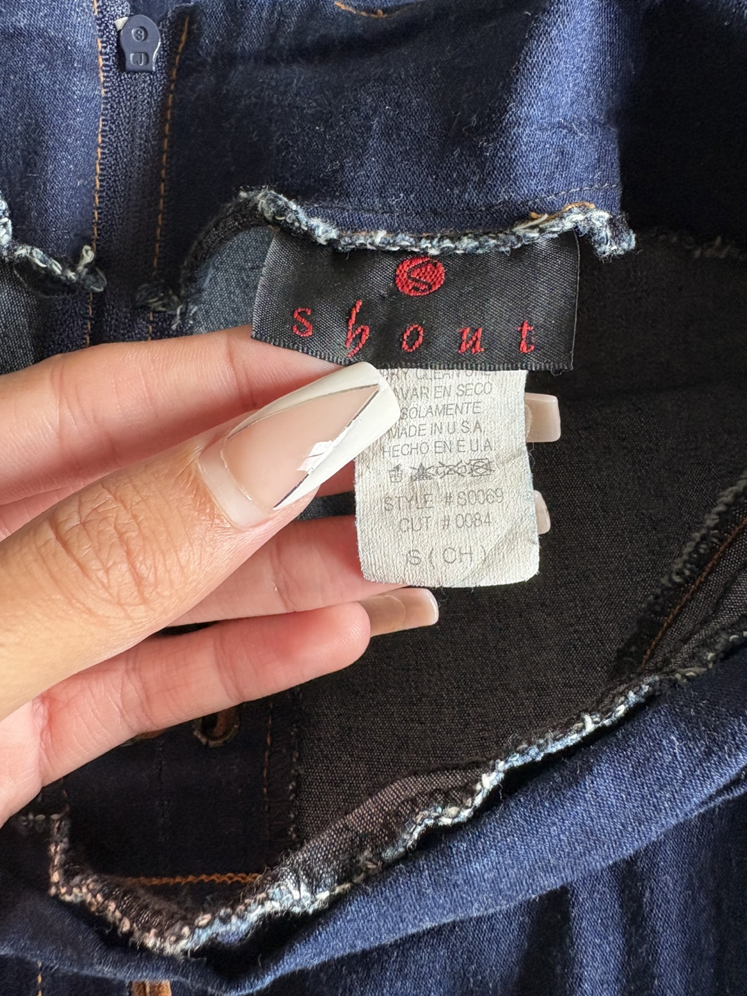 Shout Denim Skirt - Size Small - photo 3