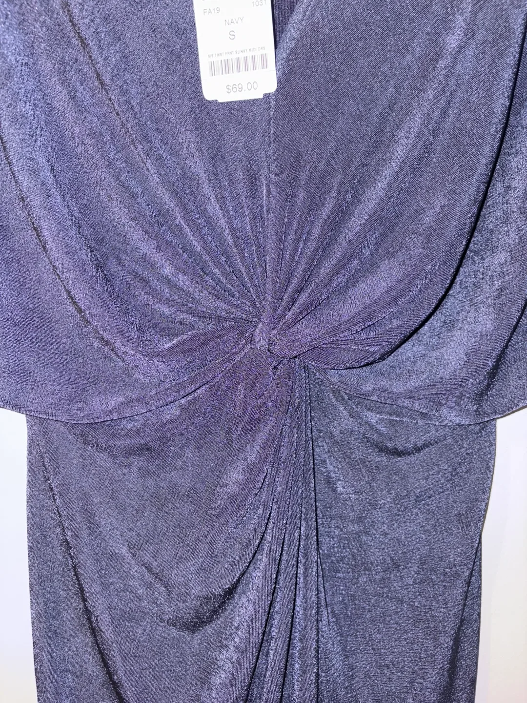 🆕 Lock & Key Navy Midi Dress - Size Small image indicator(3)