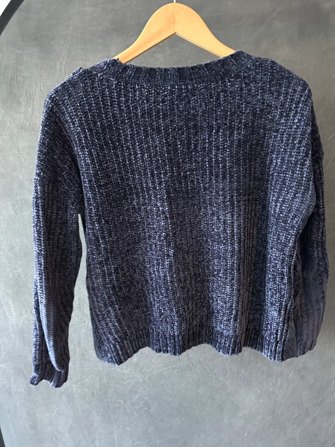 Aerie Blue Chenille Sweater - Size S image indicator(4)