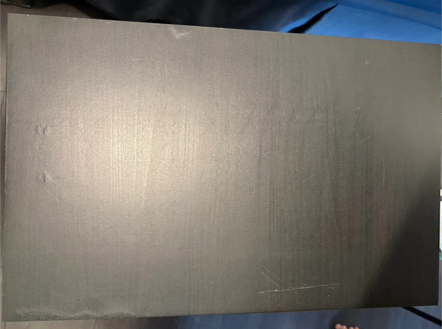 Dark Brown Ikea Desk with Alex Drawers - 47 x 31.5 inches image indicator(5)