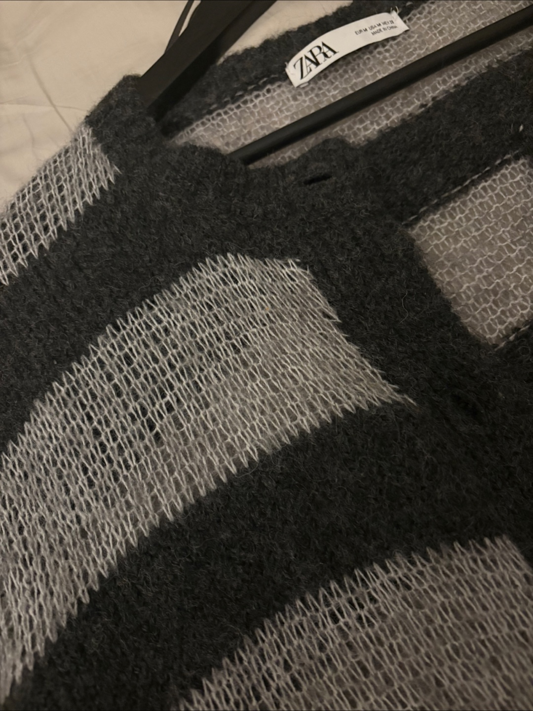 Zara Striped Knit Cardigan - Size M - photo 3