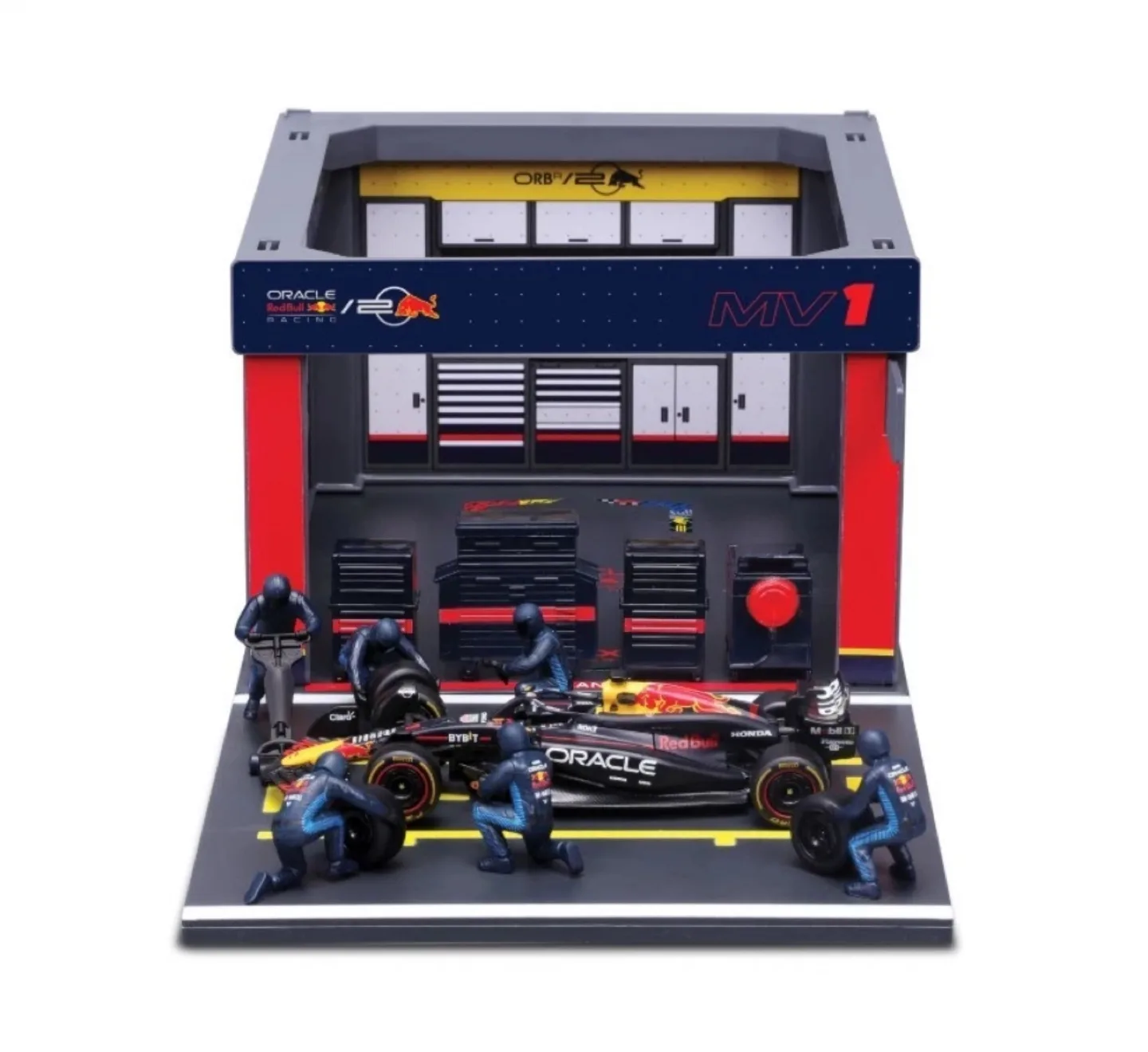 Bburago 1:43 Red Bull Racing F1 Pit Pass Diorama Set image indicator(2)