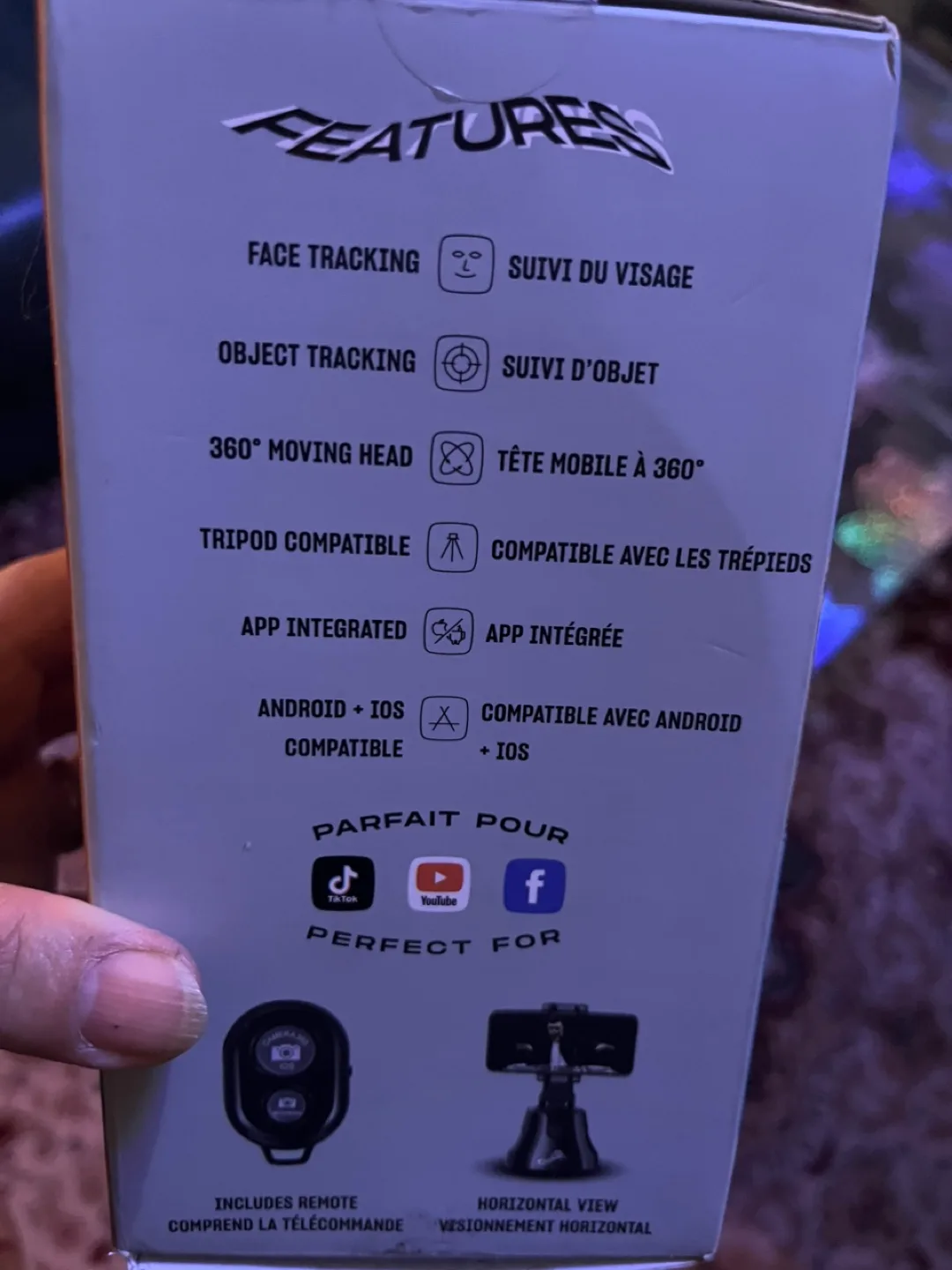 Chase+ AI 360 Face/Object Tracking Tripod - New image indicator(2)