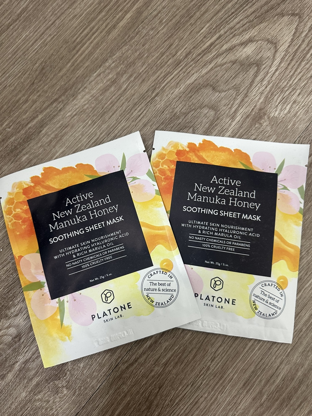 🥕🥕Freee🥕Platone New Zealand Manuka Honey Soothing Sheet Mask