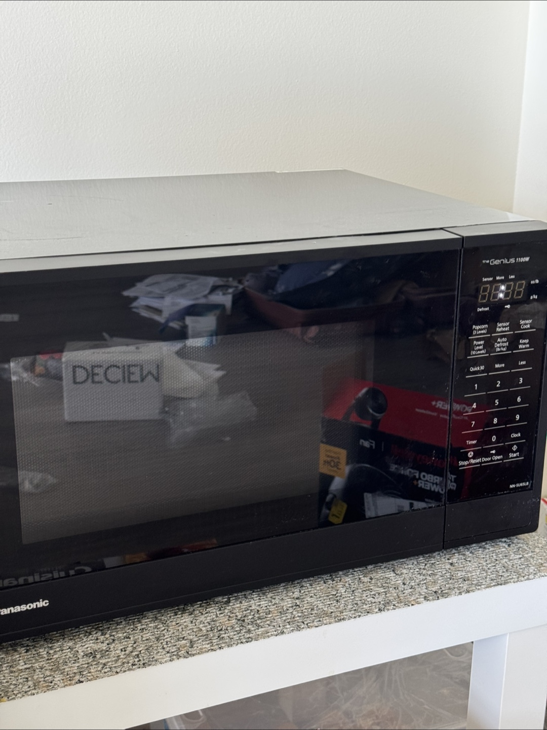 Panasonic Genius 1.3 cu ft Microwave - Black - photo 2