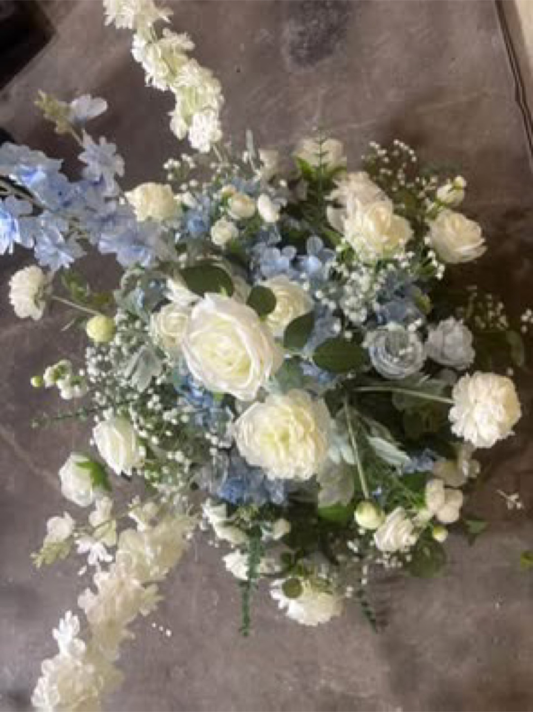 Large faux flower arrangement - photo 4