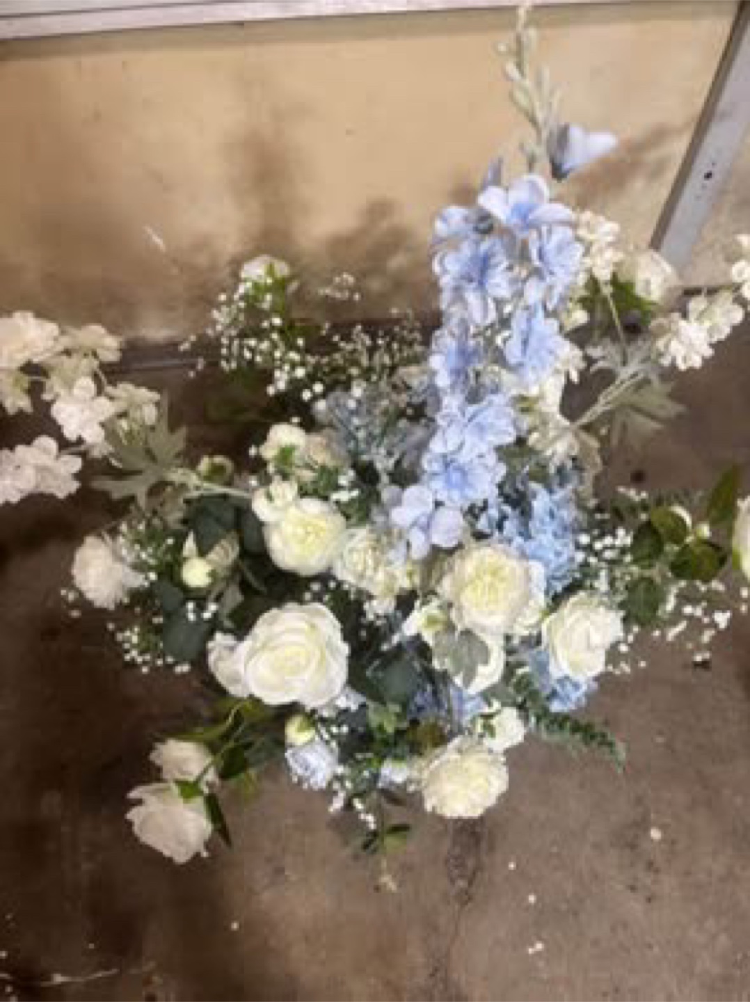 Large faux flower arrangement - photo 2