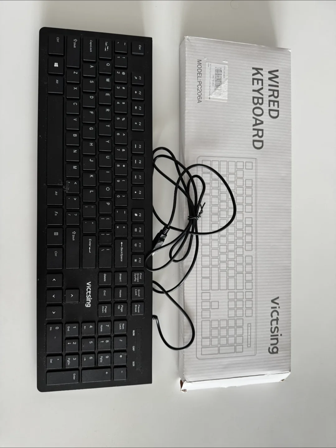 Wired Keyboard - PC206A - Black thumbnail