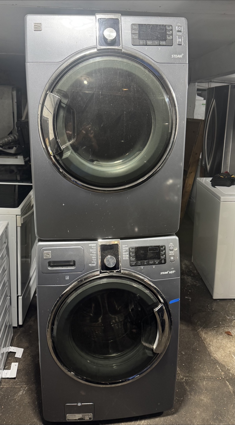 Kenmore Elite Steam Washer and Dryer Set free delivery