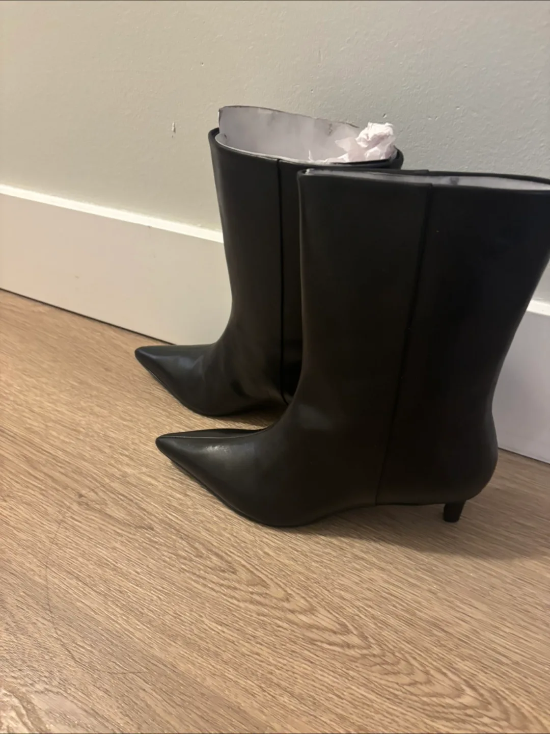 Seychelles Game Changer Leather Black Boots - Size 6 thumbnail