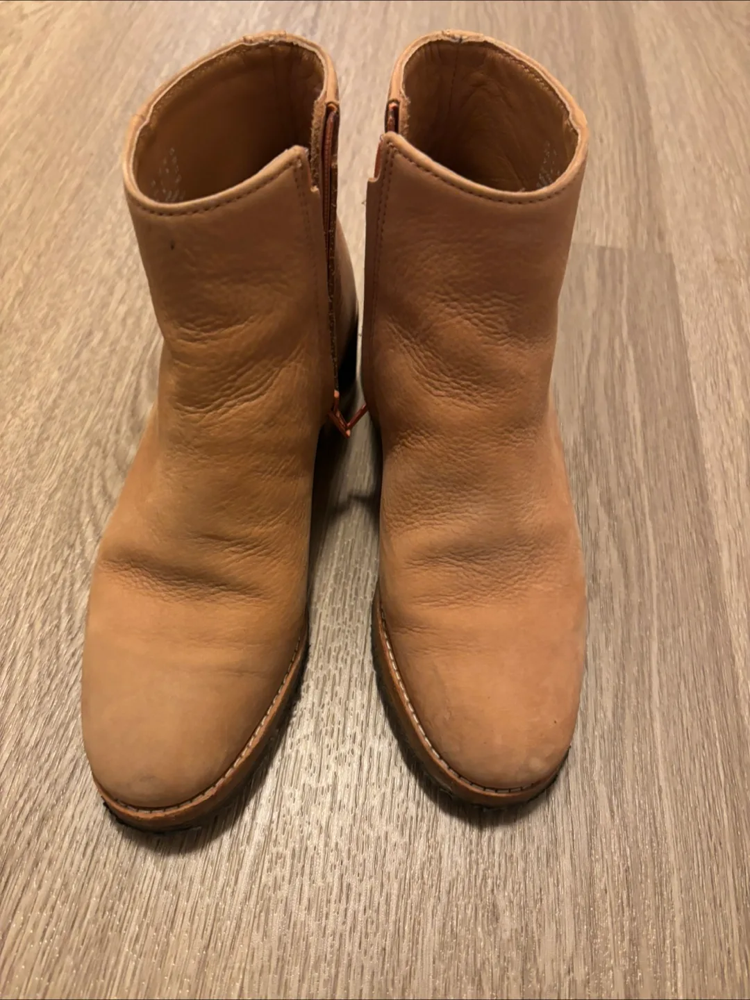 Clarks Originals Tan Leather Ankle Boots thumbnail