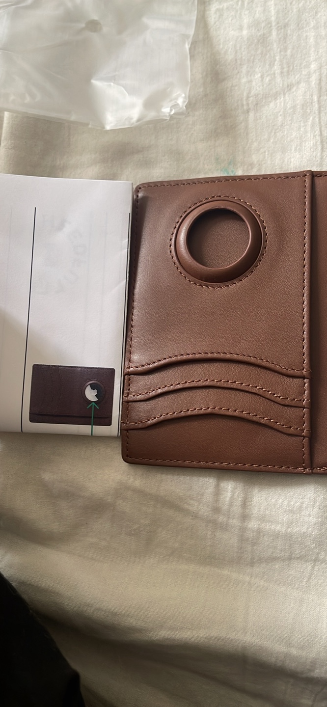 Typecase AirTag Wallet - Brown Leather - photo 4