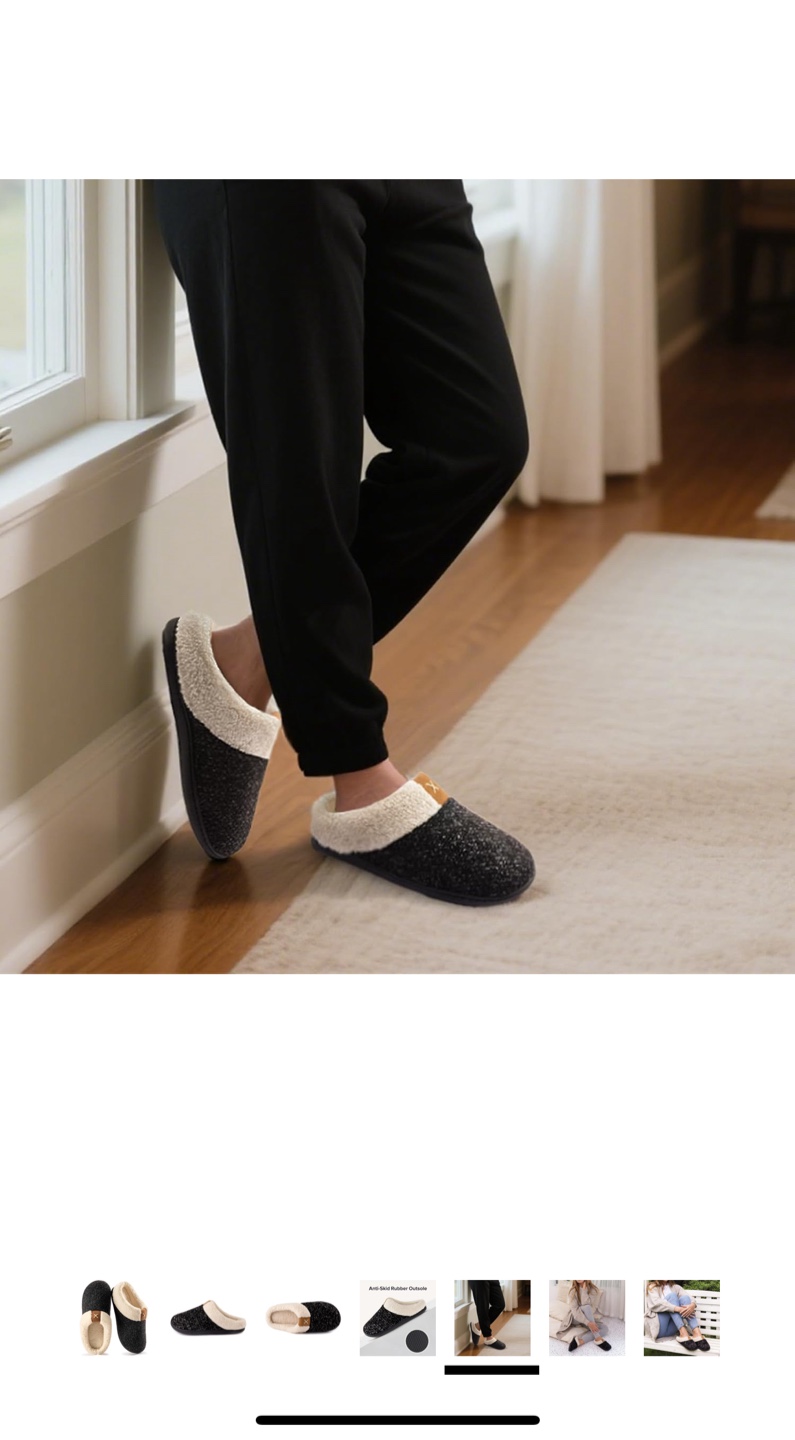 ULTRAIDEAS Fuzzy Memory Foam Slippers - photo 5