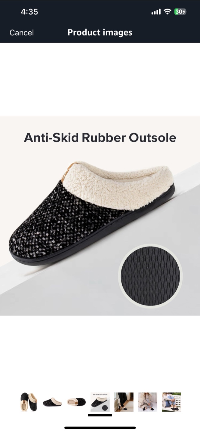 ULTRAIDEAS Fuzzy Memory Foam Slippers - photo 4