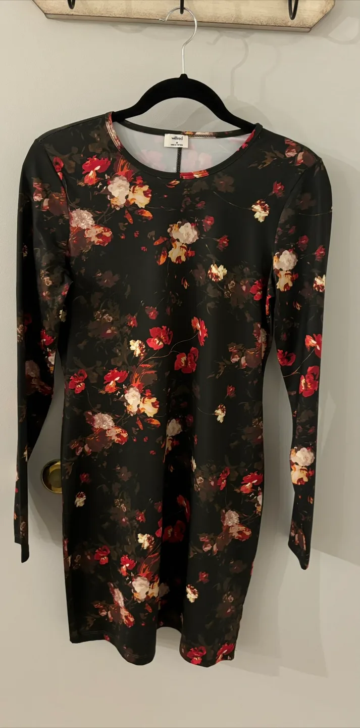 Wilfred Floral Print Mini Dress thumbnail