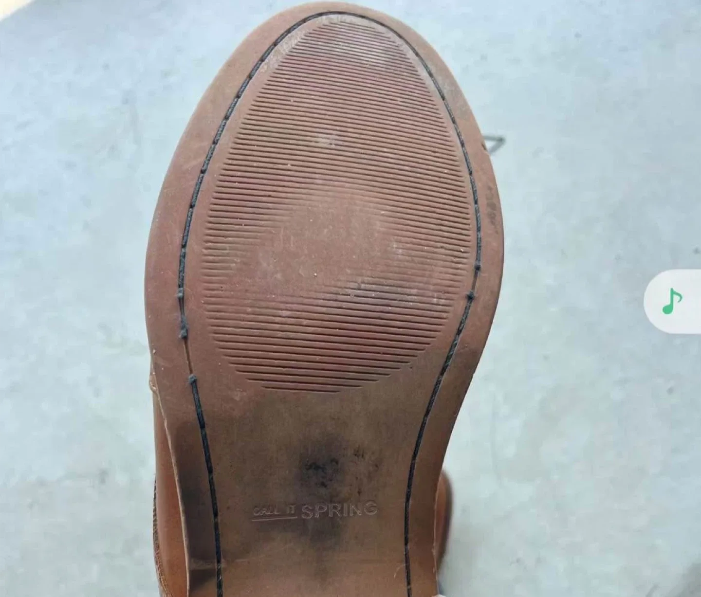 Call It Spring Men's Brown Leather Dress Shoes - Size 10.5 image indicator(5)