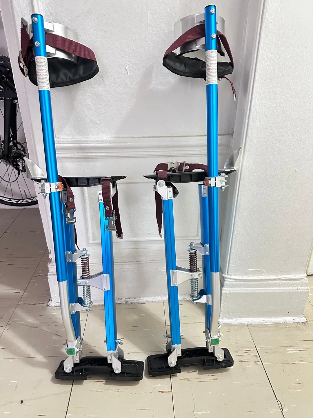 Pair of Blue Painter Stilts thumbnail