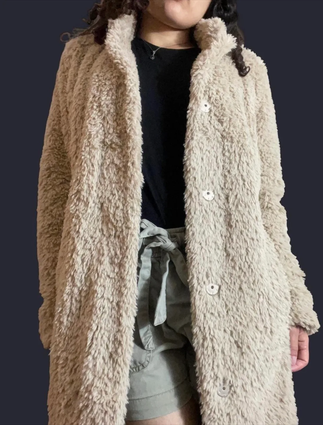 Kenneth Cole Teddy Coat - Size XS thumbnail