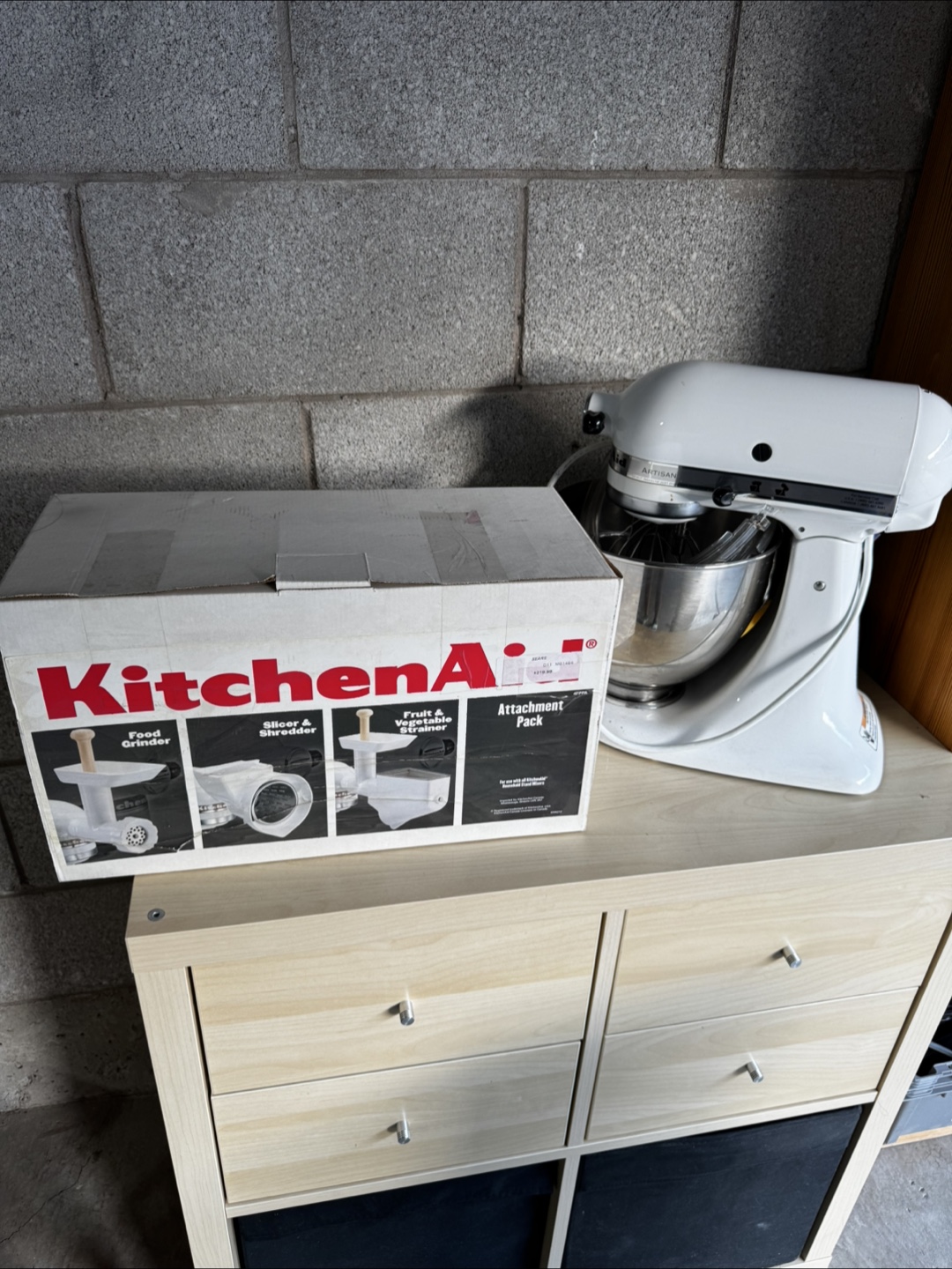 KitchenAid Artisan Stand Mixer with Attachments - photo 2