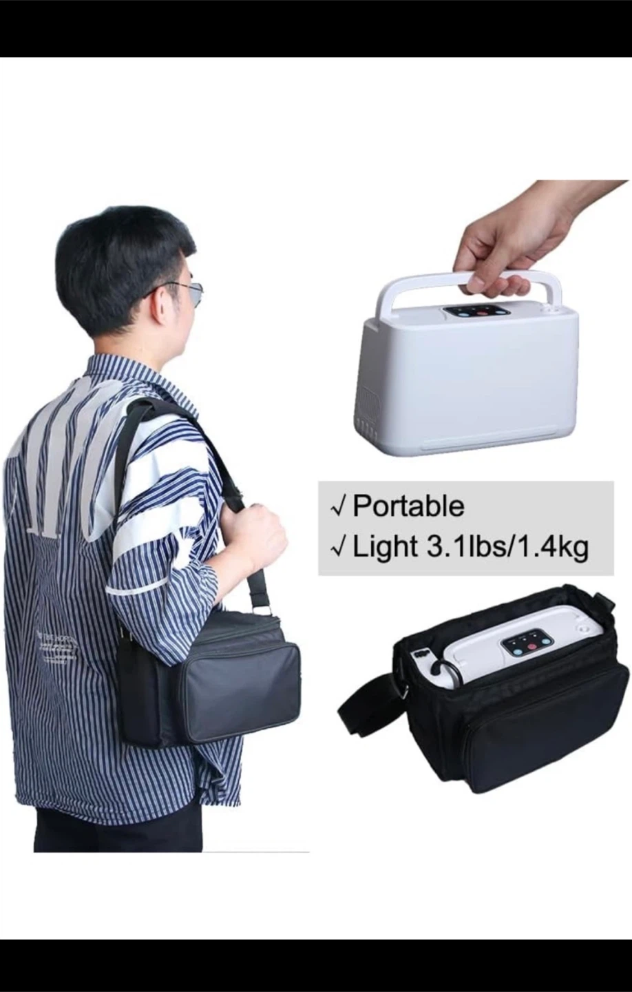 Portable 3L Oxygen Generator - photo 3