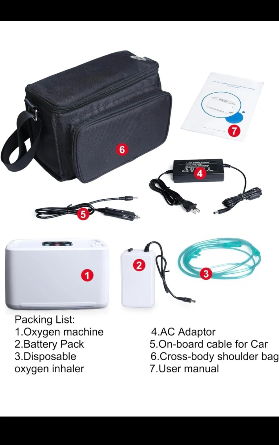 Portable 3L Oxygen Generator - photo 4
