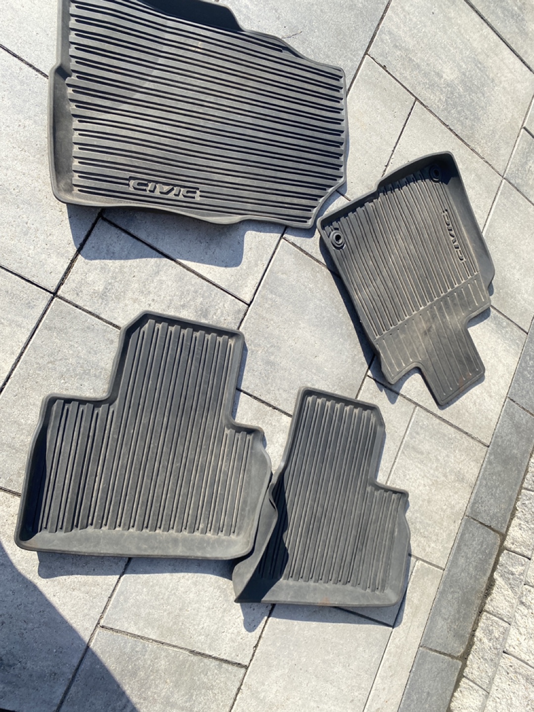Original Honda Civic Winter Floor Mats - Full Set