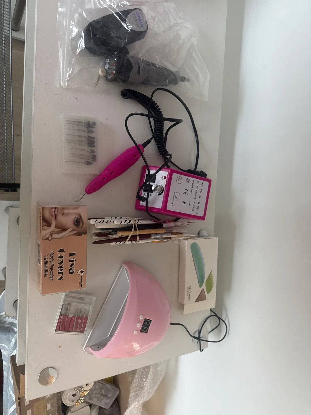 Nail Drill Kit with Dremel, Diva Nude Powder & SUNmini thumbnail