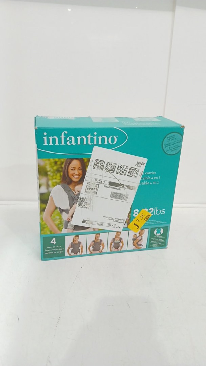 INFANTINO FLIP 4-IN-1 CONVERTIBLE CARRIER WITH WONDER COVER BIB - photo 3