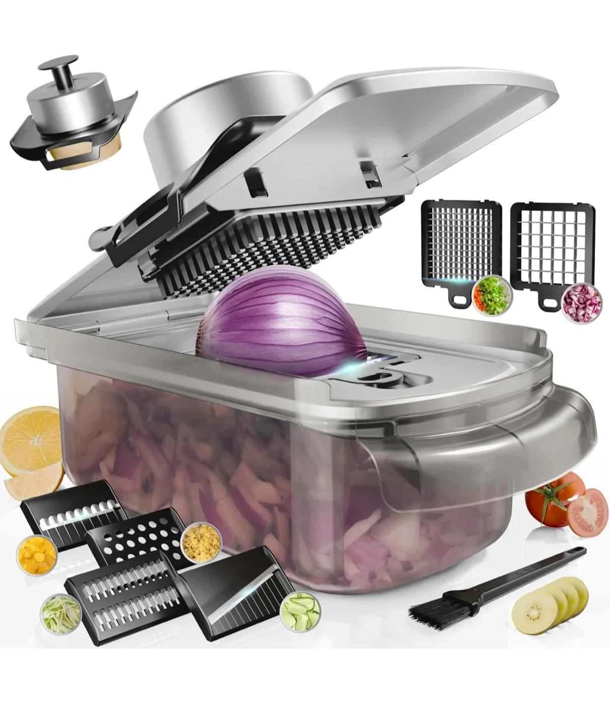 9 in 1 Stainless Steel Vegetable Chopper thumbnail