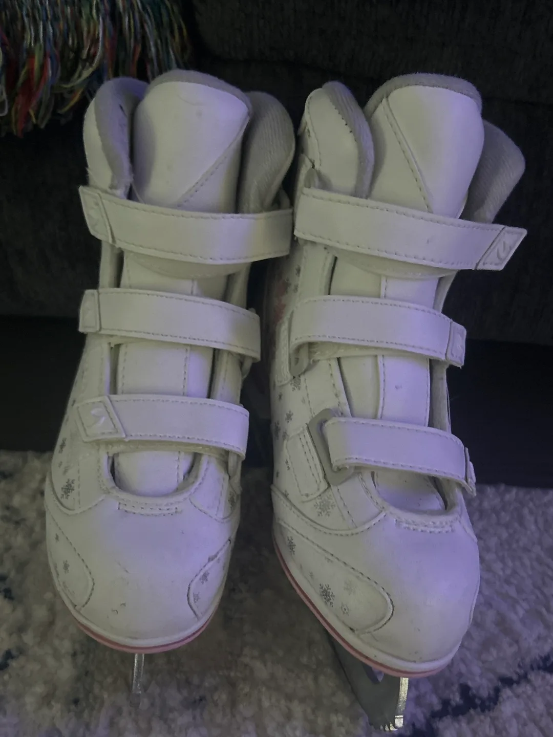 Jackson White Figure Skates - Size 1 thumbnail