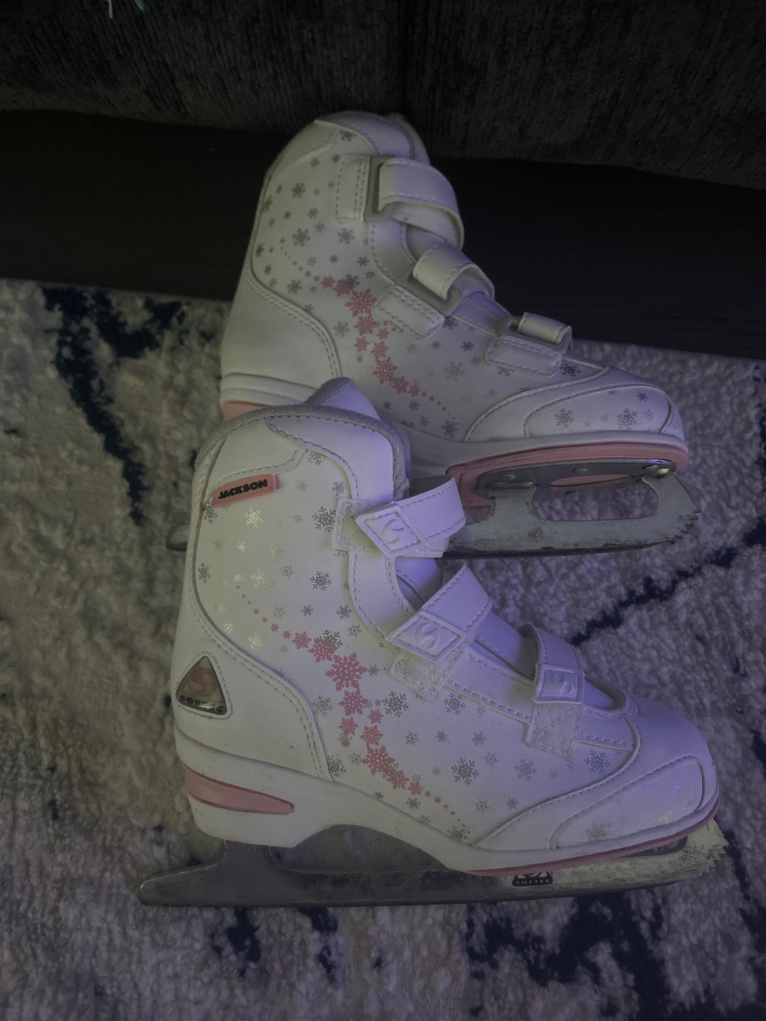 Jackson White Figure Skates - Size 13.5 Junior - photo 5