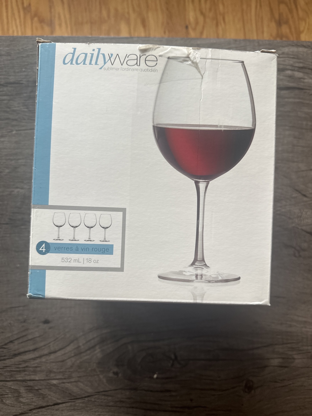 Dailyware Red Wine Glasses Set of 4 - photo 2