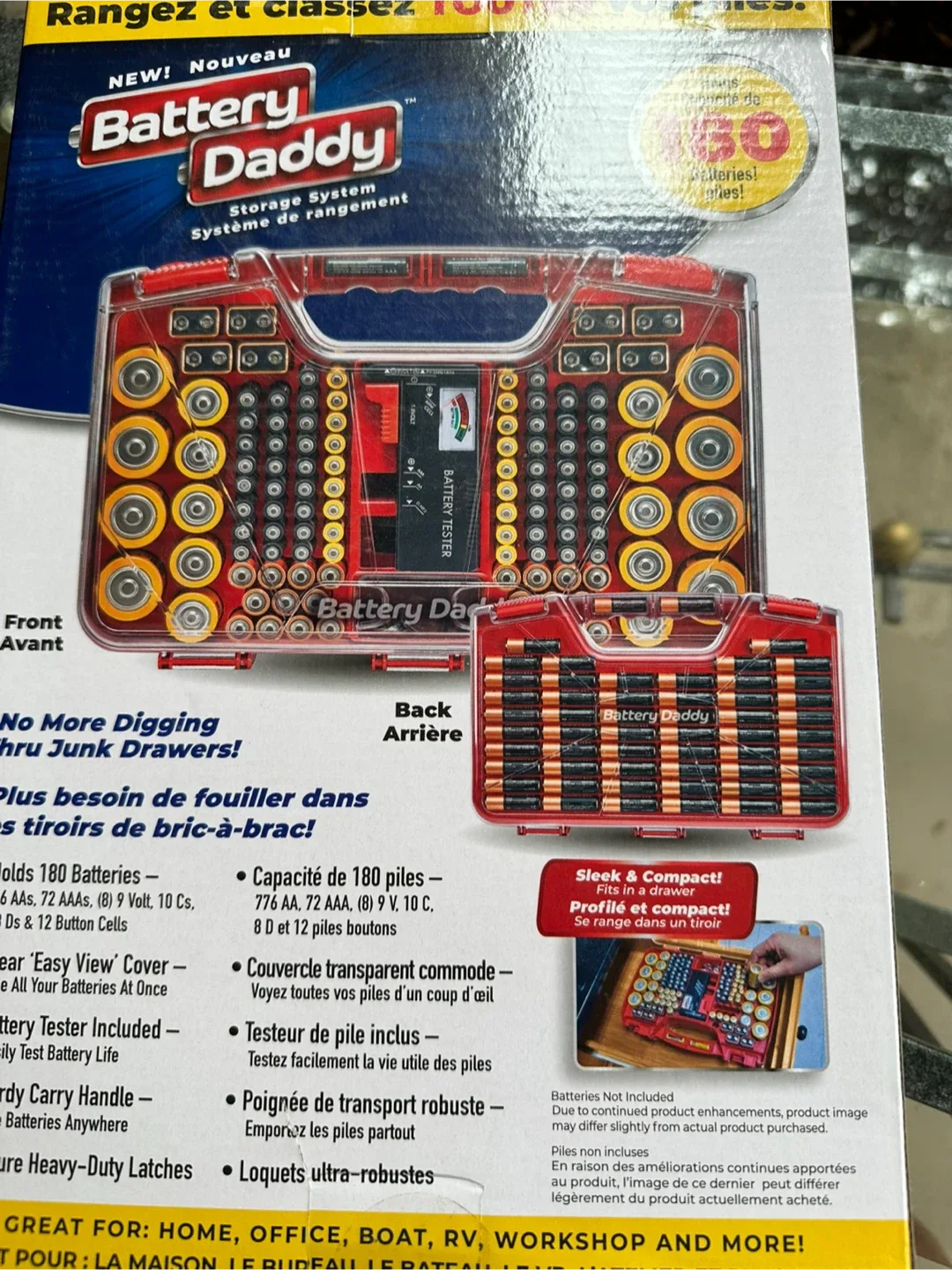 Battery Daddy Storage System - Holds 180 Batteries image indicator(3)