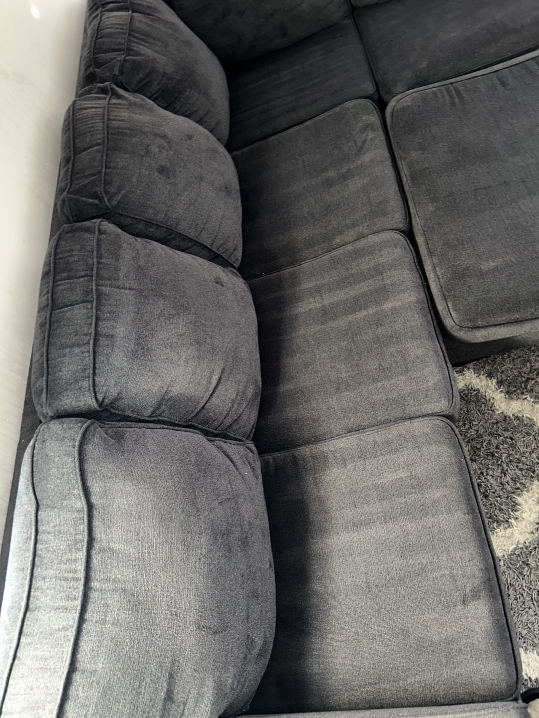 Gray Sectional Sofa - photo 4