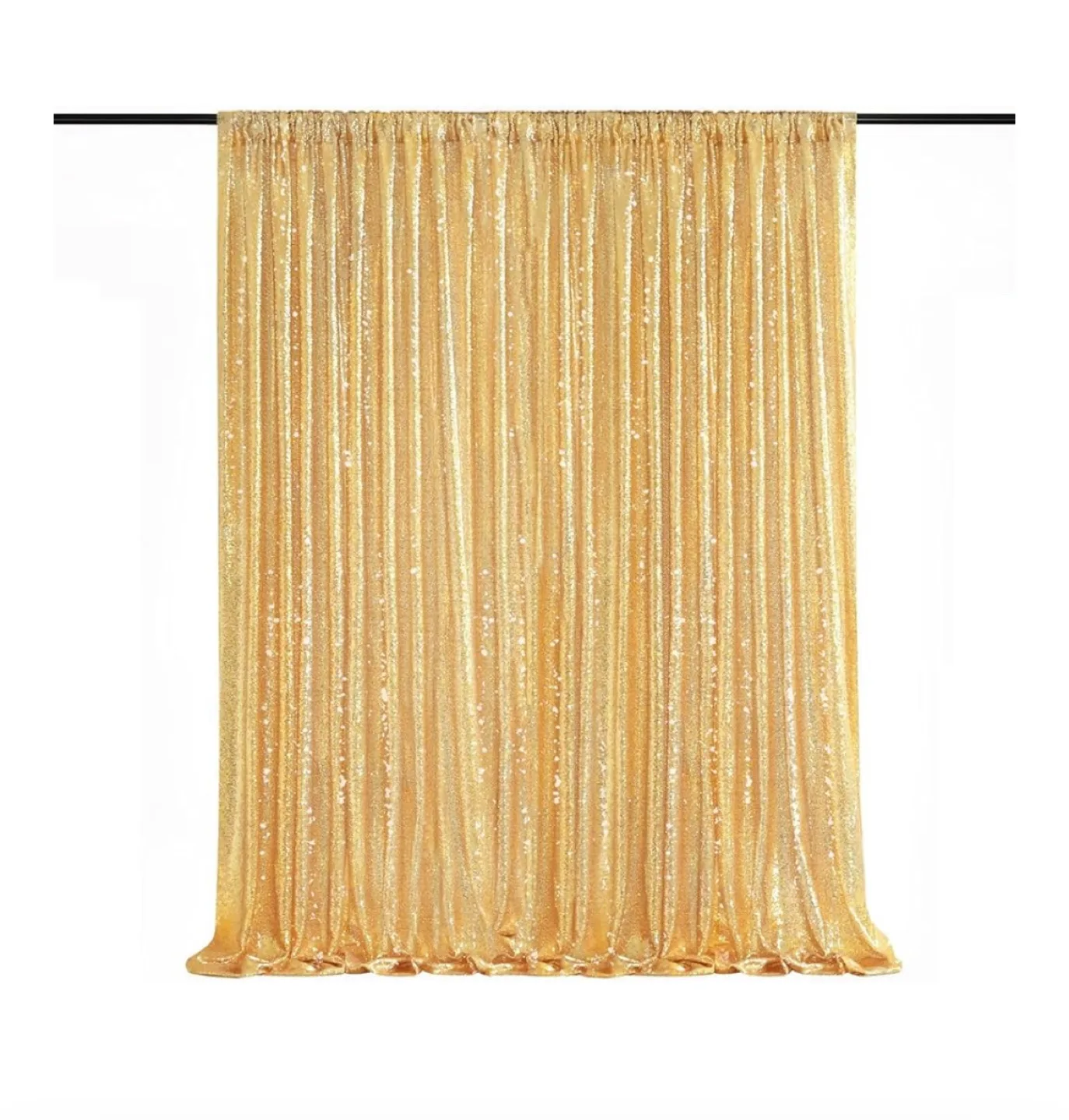 4ftx8ft Gold Backdrop Curtains Sequin Backdrop thumbnail