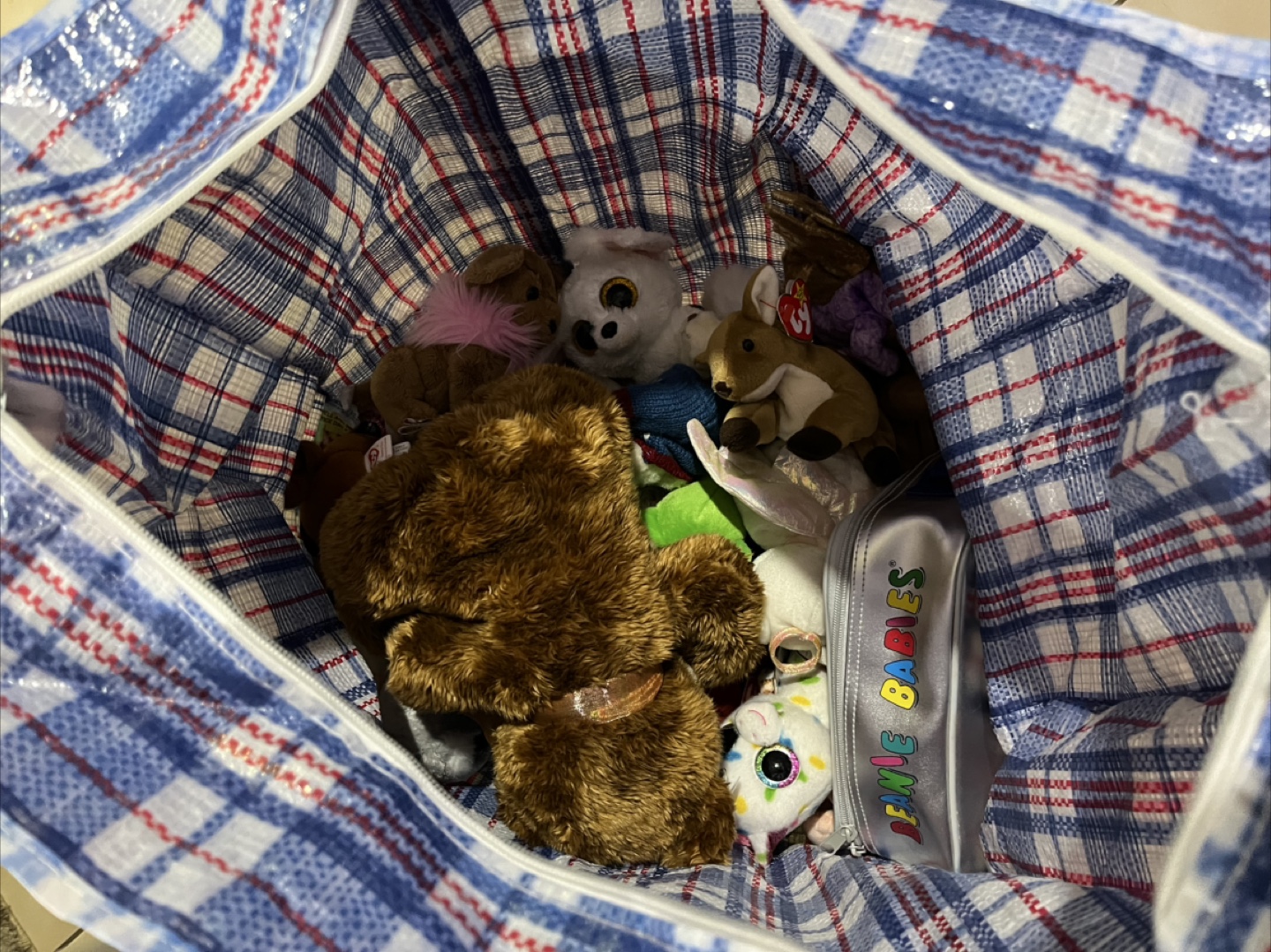 Bag of Plush Toys - Ty Beanie Babies