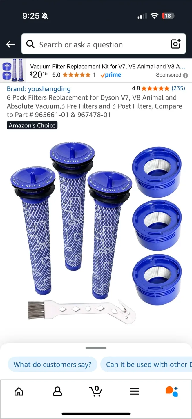 Dyson V7 Cord-Free Vacuum image indicator(2)