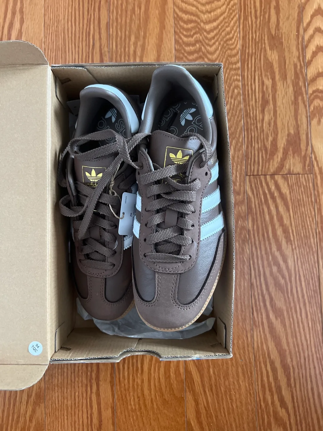 NWT Adidas Samba Earth Brown / GUM Leather Shoes image indicator(3)