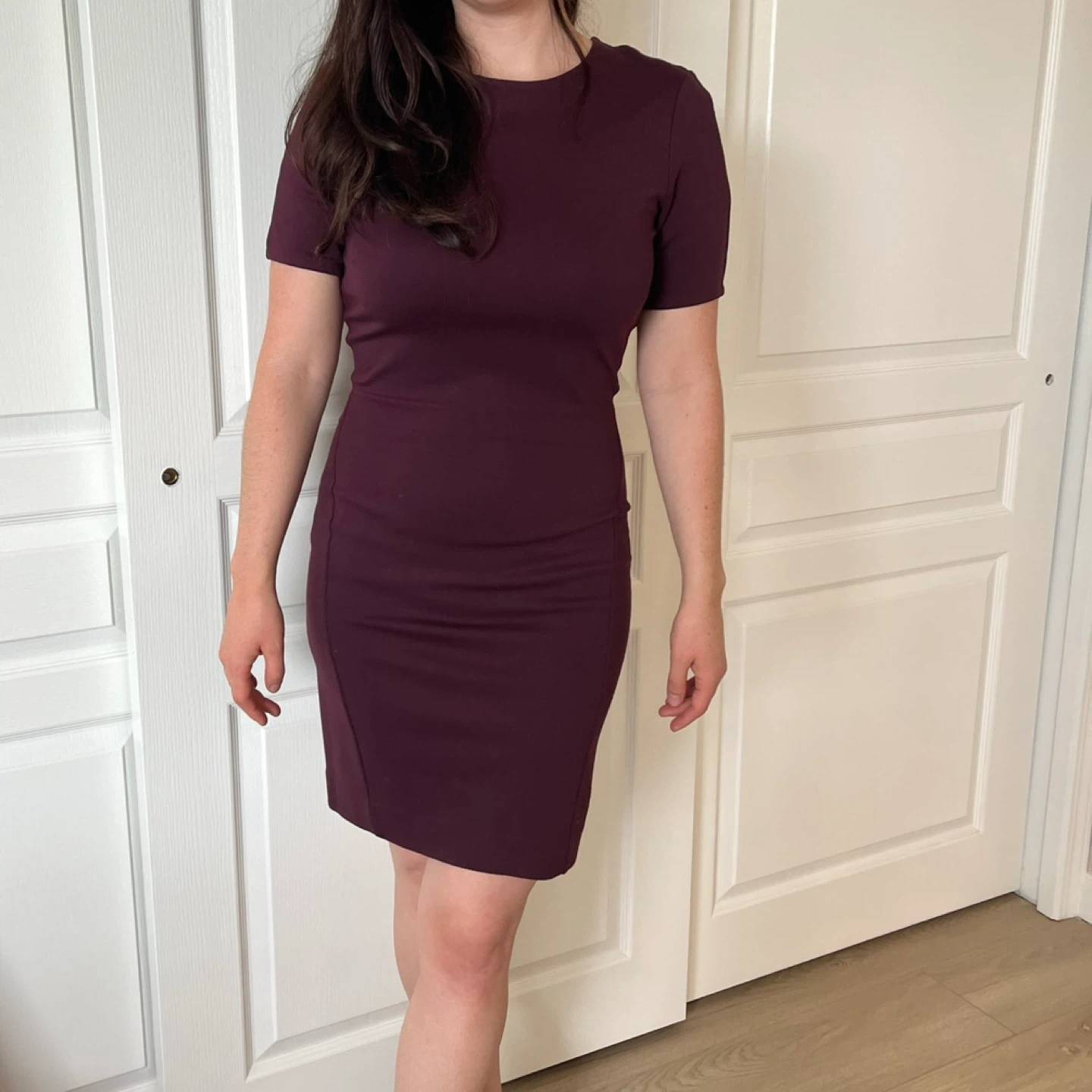 Wilfred Aritzia Burgundy Dress