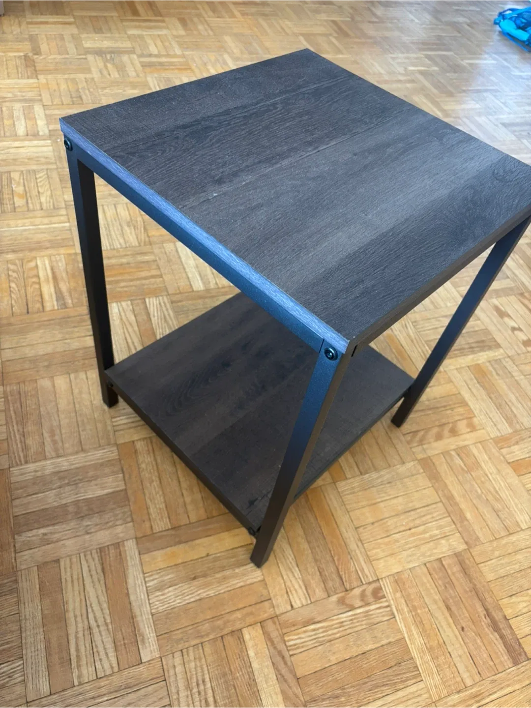 Black Wood side Table thumbnail