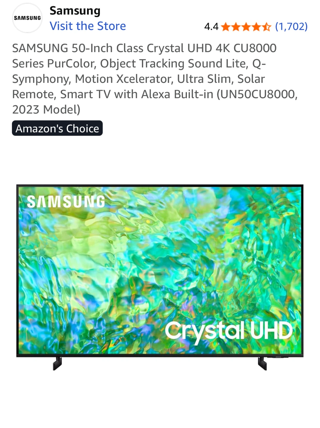 Samsung Smart TV 50”