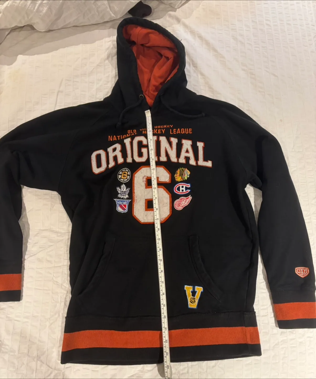 Original 6 NHL Old Time Hockey Rafters Collection Size M Hoodie image indicator(3)