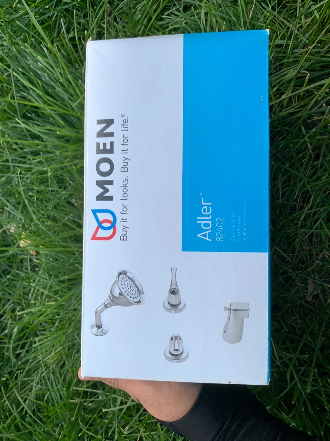 Moen Adler 82402 Tub and Shower Faucet - Chrome Finish thumbnail