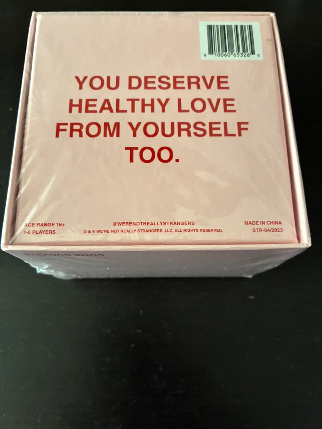 We're Not Really Strangers Self Love Edition Card Game - NEW image indicator(2)
