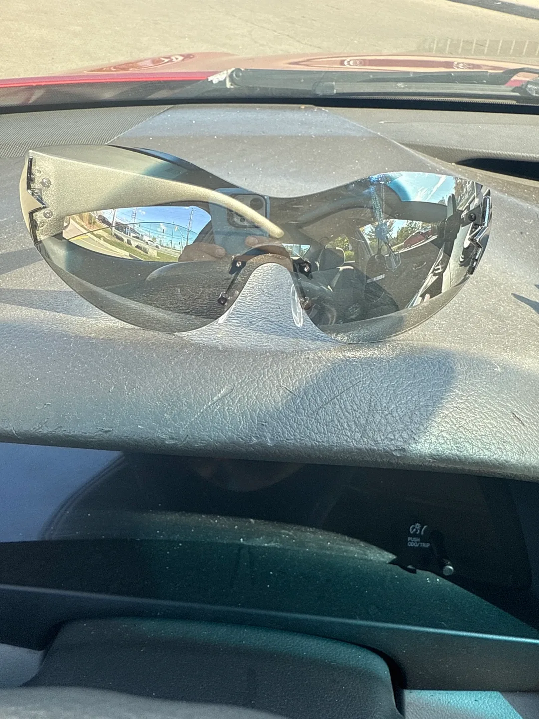 Silver Shield Sunglasses with Star Detail thumbnail