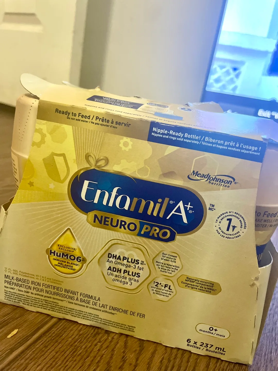 Enfamil A+ Neuro Pro Ready to Feed Formula 6x237mL thumbnail